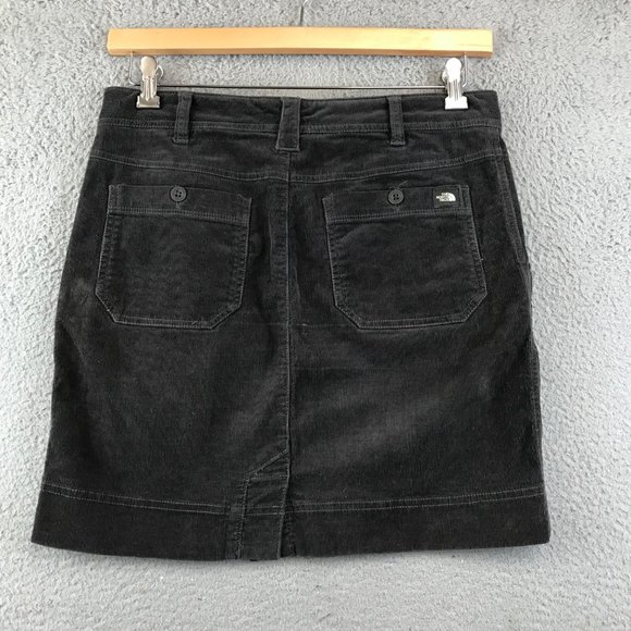 The North Face Skirt Gray Corduroy pencil size 4 - Picture 2 of 8